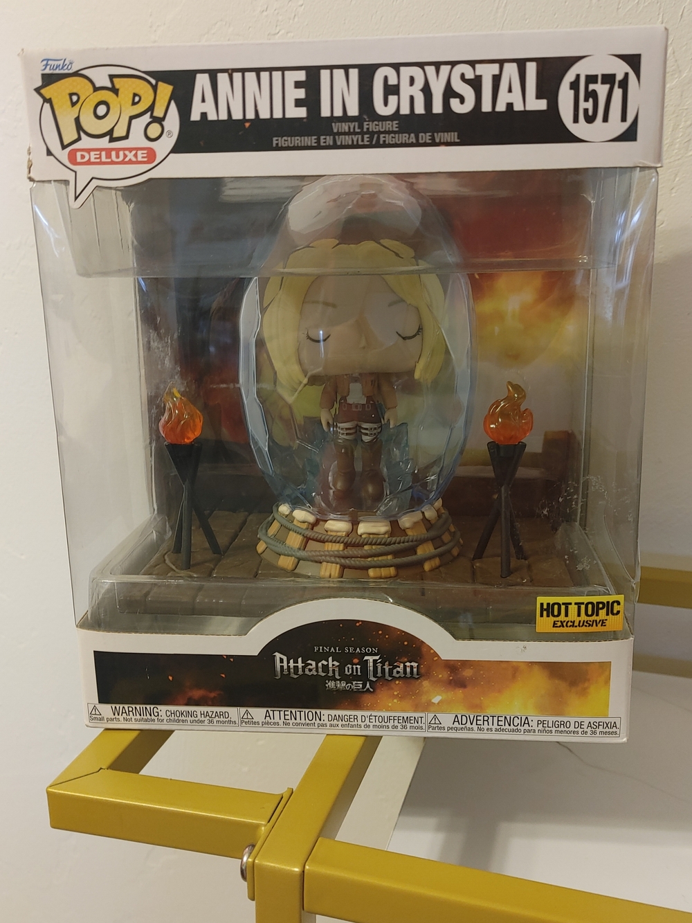 Funko Pop! Deluxe Annie in Crystal #1571 - Blonde Figure